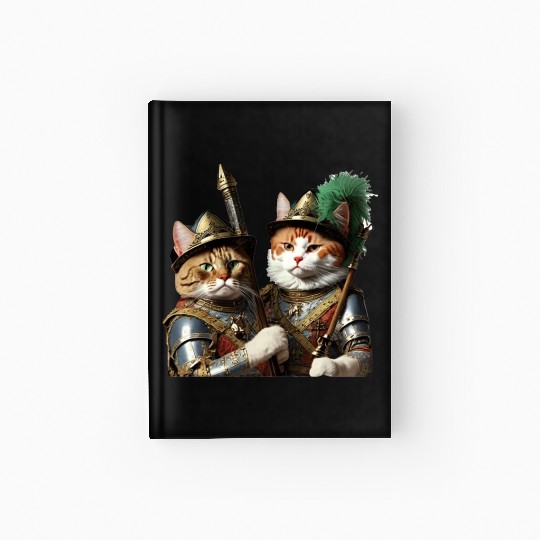 Conquistador Kitties Hardcover Journal