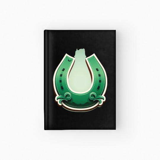 A horseshoe for good luck T--Hardcover Journal