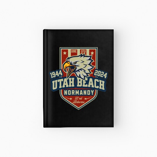 Utah Beach Normandy D DAY 80 th anniversary Hardcover Journal
