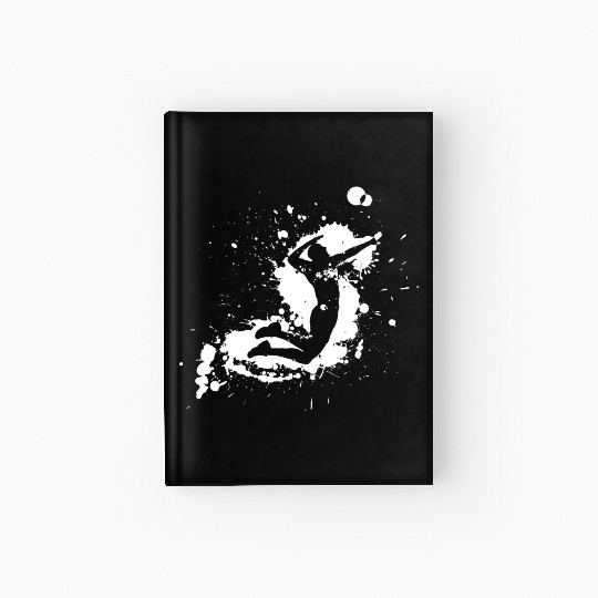 Volleyball Spike Man White Hardcover Journal