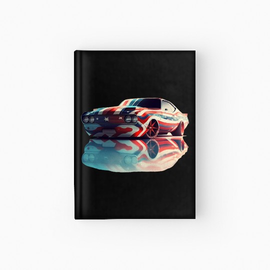 American pride and raw horsepower Hardcover Journal
