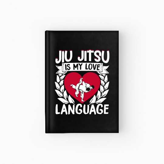 Brazilian Jiu Jitsu MMA Bjj Hugger Hardcover Journal