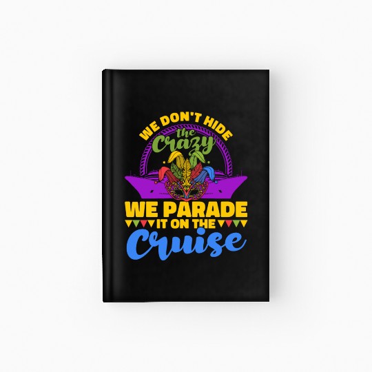 Mardi Gras Street Festival Mardi Gras Costume Mard Hardcover Journal