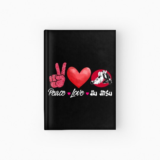 Brazilian Jiu Jitsu MMA Bjj Hugger Hardcover Journal