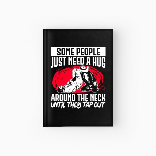 Brazilian Jiu Jitsu MMA Bjj Hugger Hardcover Journal