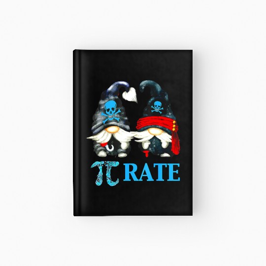 Funny Pirate Gnome Octopus Pi Day Symbol For Math Hardcover Journal