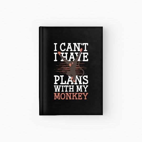 Ape Chimpanzee Ape Favorite Animal Hardcover Journal