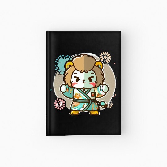 Lion kimono Hardcover Journal