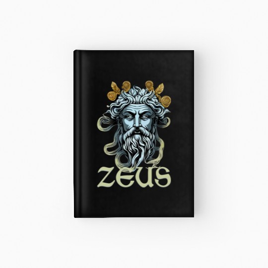 Greek God Zeus Greece Ancient Mythology Hardcover Journal