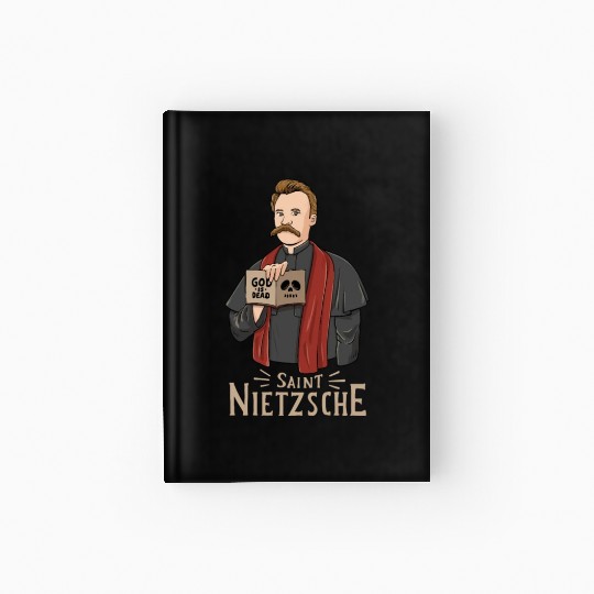 Saint Nietzsche Design for a Philosophy Student Hardcover Journal