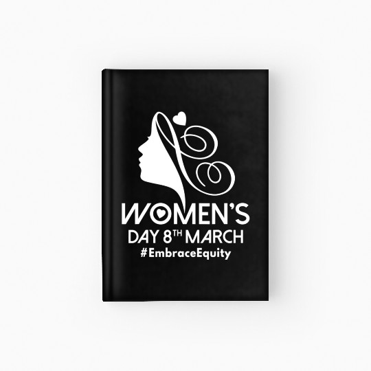 International Women's Day 8 March IWD Embrace Hardcover Journal