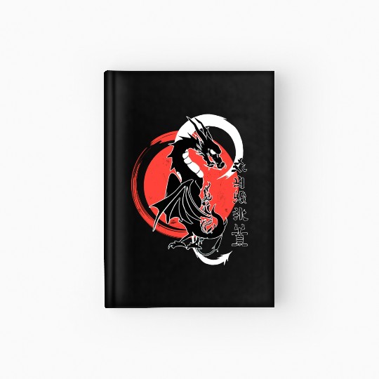 Black dragon, red moon Hardcover Journal