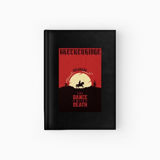 Breckenridge Colorado wild west town Hardcover Journal