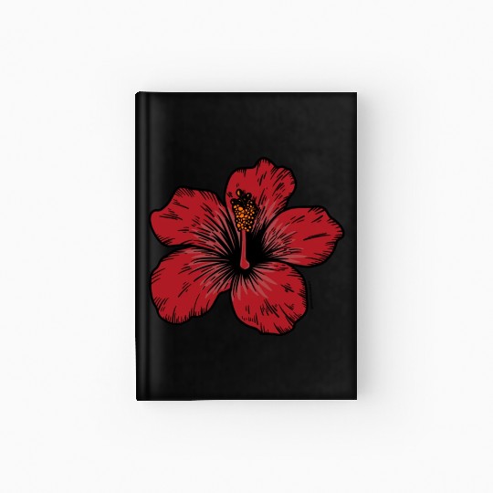 Hibiscus Flower Hardcover Journal