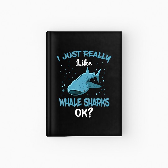 Whale Shark Lover Giant Fish Largest Sea Animal Hardcover Journal