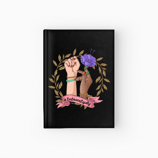 International Women's Day 2023 - Embrace Equity Hardcover Journal