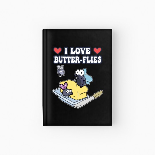 I Love Butterflies Hardcover Journal
