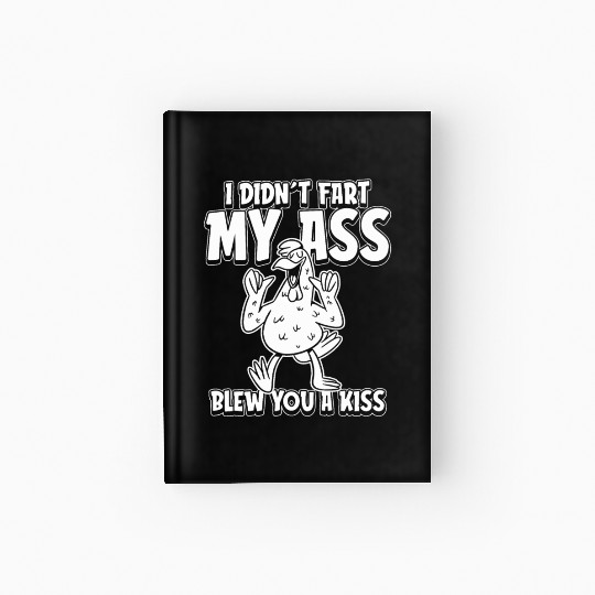 Rooster Cock Irony Hardcover Journal