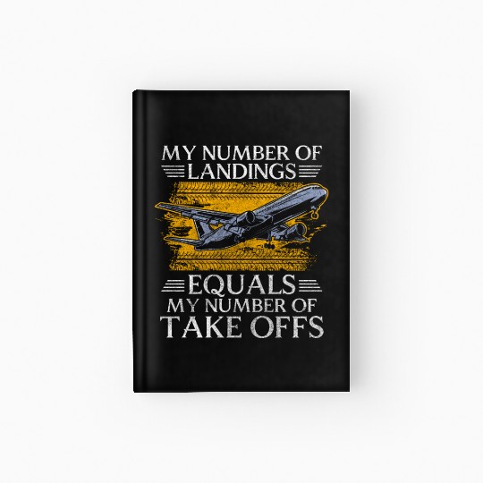 Pilot Aviator Aviation Aerobatic Pilots Hardcover Journal