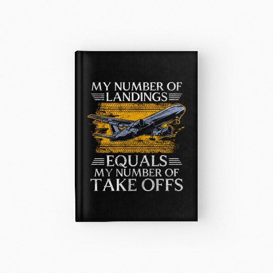 Pilot Aviator Aviation Aerobatic Pilots Hardcover Journal