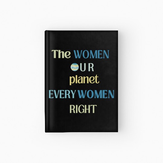 Embrace Equity Happy Women's Day Hardcover Journal