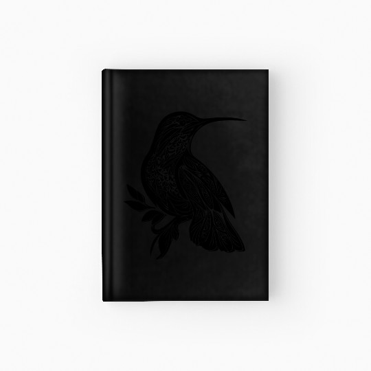 Exotic Tattoo Hummingbird Tribal Style Wings Hardcover Journal