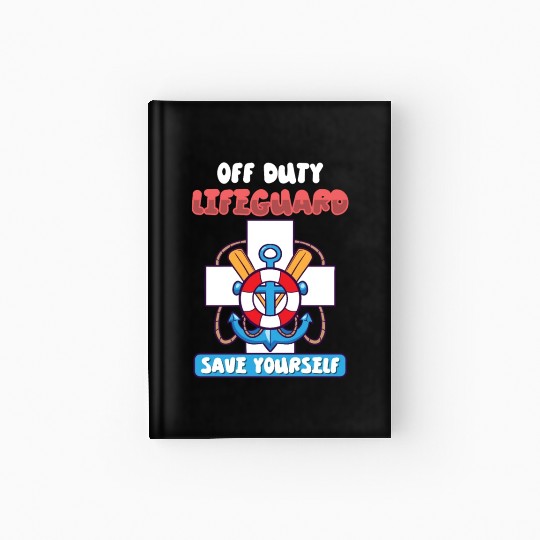 Swimmer Scuba Diving Lifeguard Water Sport Hardcover Journal