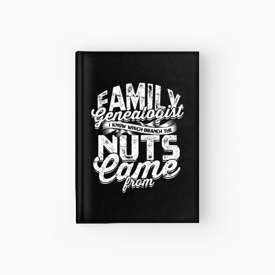 Genealogy Family Historian Ancestry Genealogist Hardcover Journal