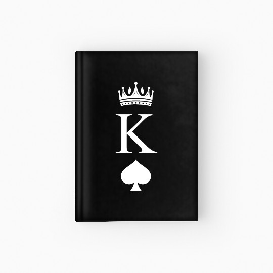 King of Spades - Boyfriend gift for Valentine's Hardcover Journal