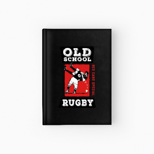 Old School Rugby Red Card Special Hardcover Journal
