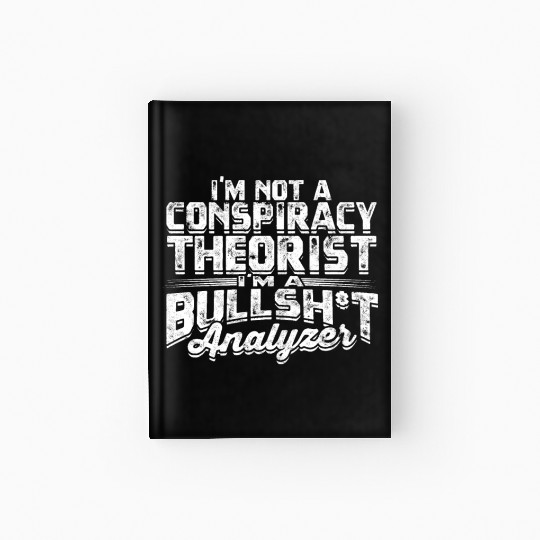Conspiracy Theorist Theory Science Fiction Hardcover Journal