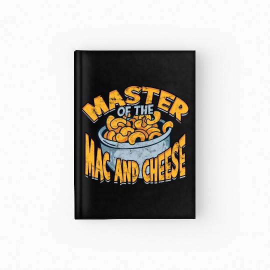 Mac N' Cheese Taster Pasta Food Macaroni Hardcover Journal