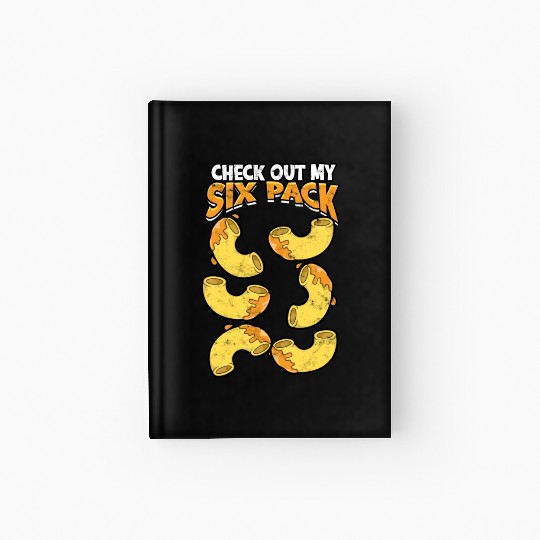 Mac N' Cheese Taster Pasta Food Macaroni Hardcover Journal