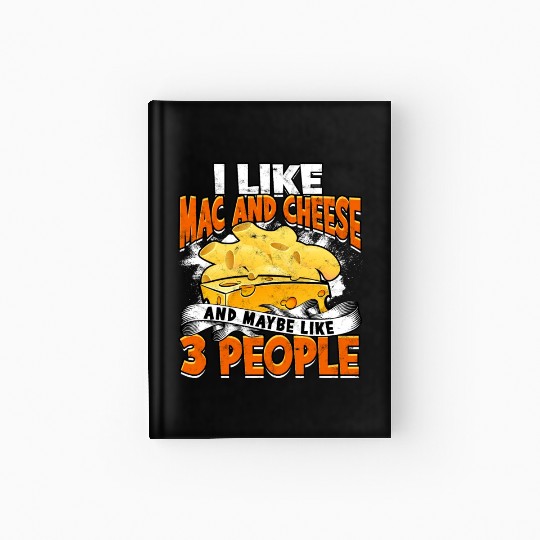 Mac N' Cheese Taster Pasta Food Macaroni Hardcover Journal