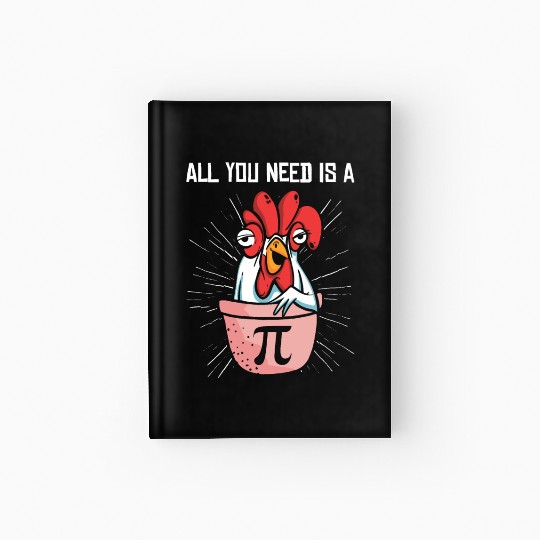 Pi Day Math Pie Chicken Pot Pi Number Hardcover Journal