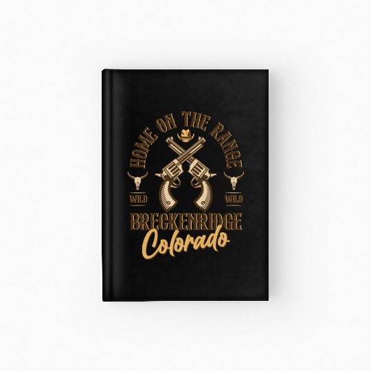 Breckenridge Colorado wild west town Hardcover Journal