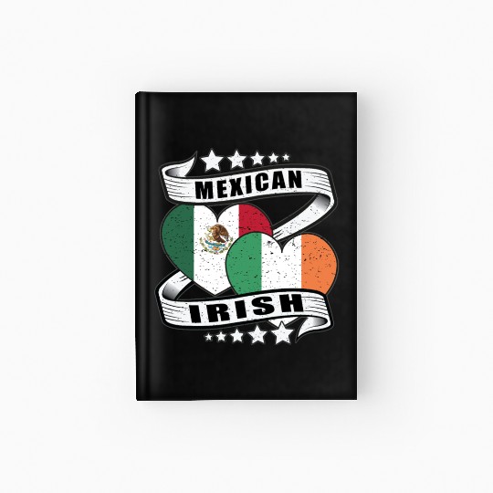 Half Irish Half Mexican Hardcover Journal for kids