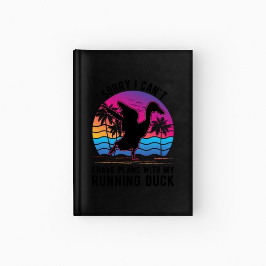 Indian Runner Duck Gift Bottle Hardcover Journal