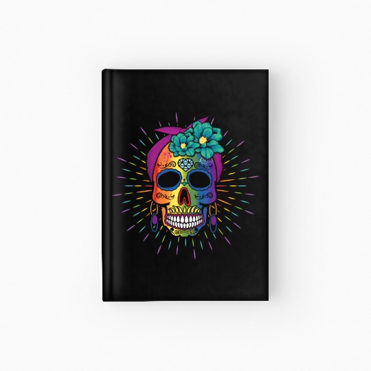 El Dia De Los Muertos LGBTQ LGBT Pride Month Hardcover Journal