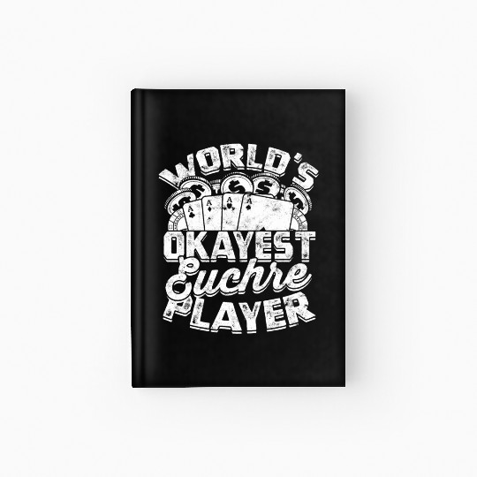 Card Game Games Playing Card Poker Euchre Hardcover Journal