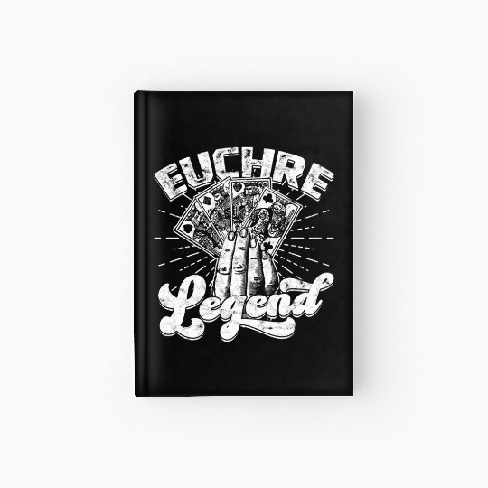 Card Game Games Playing Card Poker Euchre Hardcover Journal