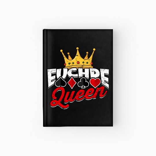 Card Game Games Playing Card Poker Euchre Hardcover Journal
