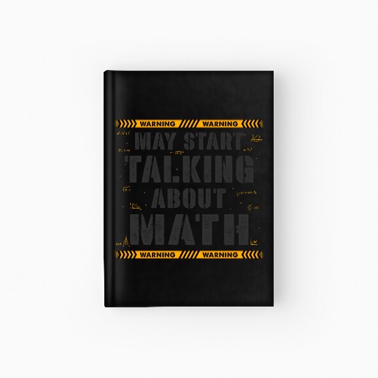 May Start Talking About Math Is My Superpower, Hardcover Journal