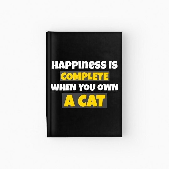 CAT OWNER DESIGN Hardcover Journal