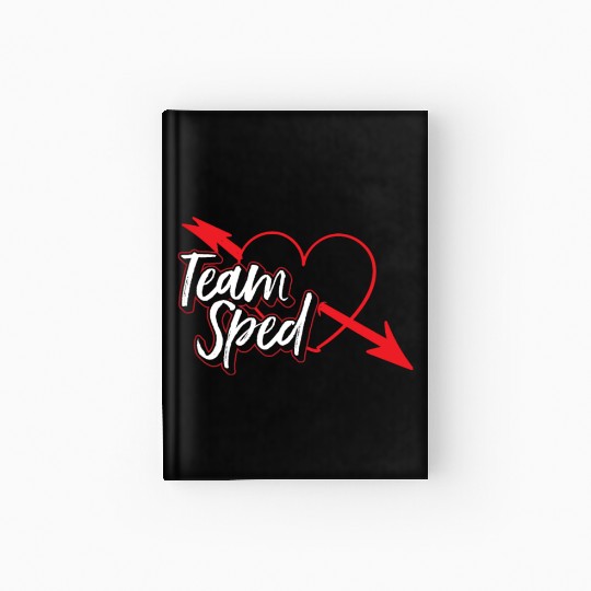 Team Sped Teacher Awareness Special Education Hardcover Journal