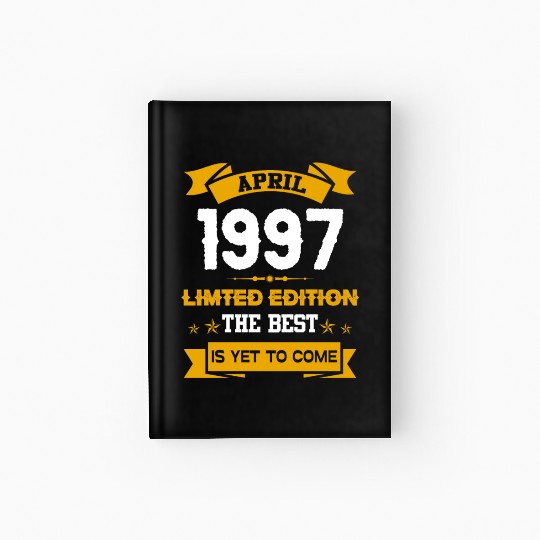 April 1997 Birthday Surprise Hardcover Journal