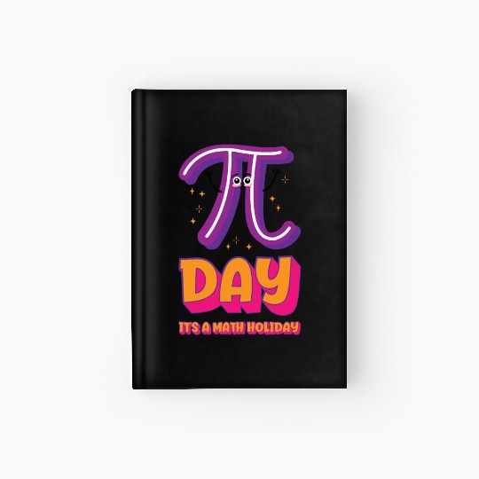 Pi Day Math Holiday Pi Symbol Number Hardcover Journal