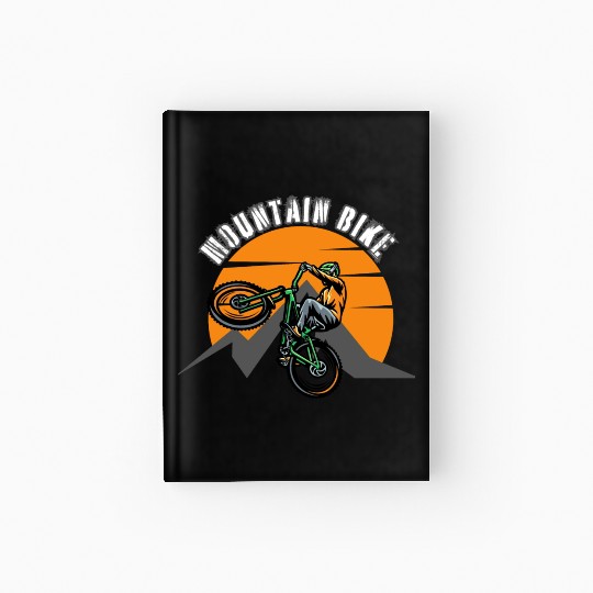 mountain,motorcycle,trail bike Hardcover Journal