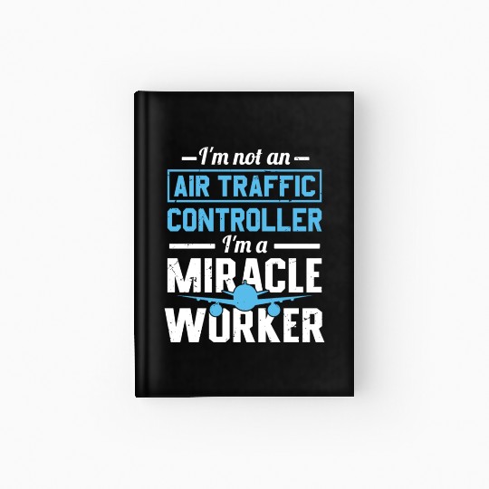 Air Traffic Controller ATC Flight Control Aircraft Hardcover Journal
