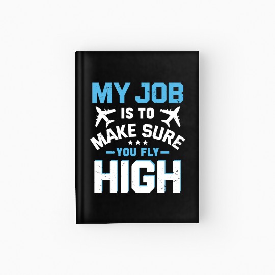 Air Traffic Controller ATC Flight Control Aircraft Hardcover Journal